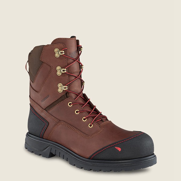 Bottes de Sécurité Red Wing - Brnr Xp - 8-Inch Insulated Waterproof Toe - Marron/Noir - Homme 315CUE